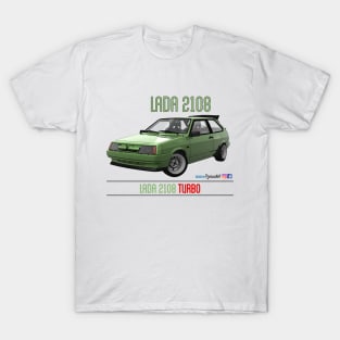 Lada 2108 Turbo Fern Green T-Shirt